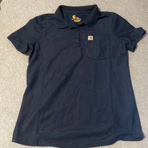 WOMEN'S RELAXED FIT MIDWEIGHT SHORT-SLEEVE POCKET POLO